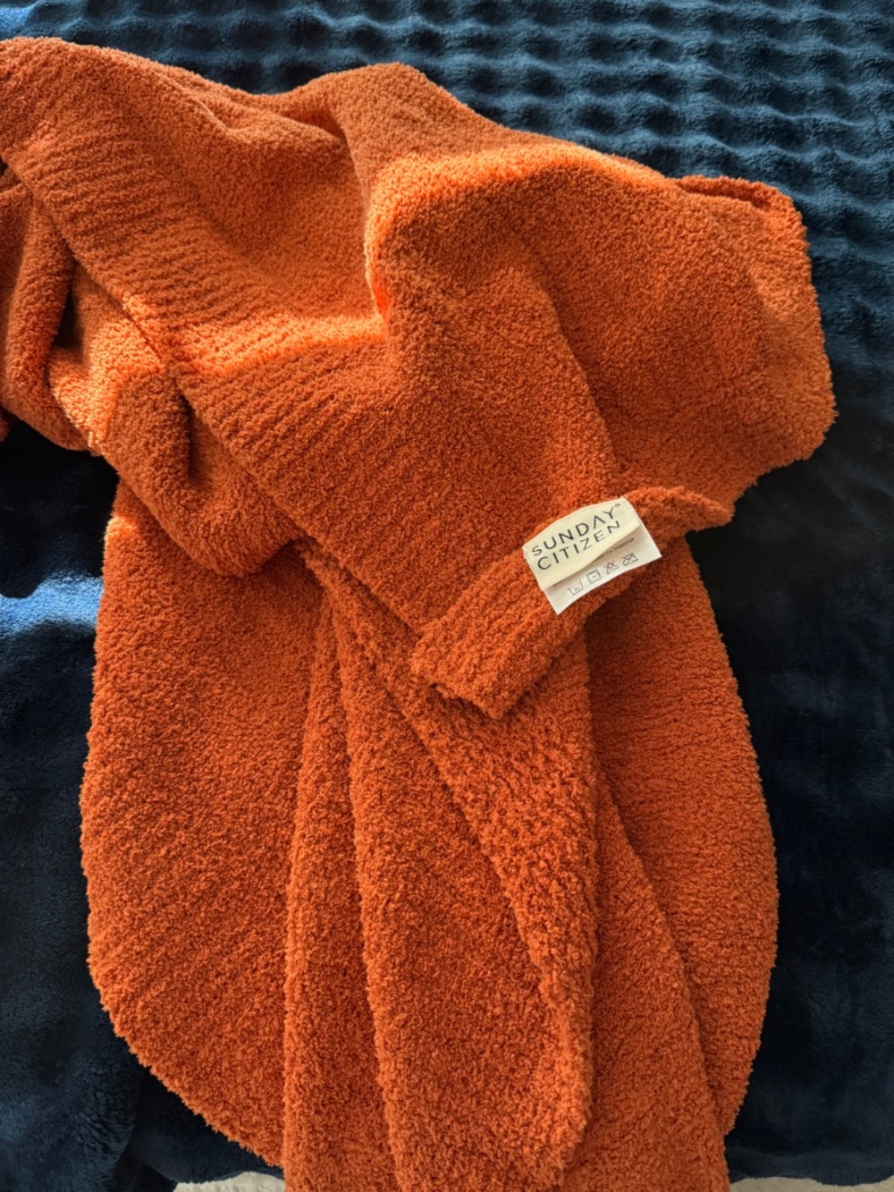 New! Sunday Citizen Throw in Masala Orange